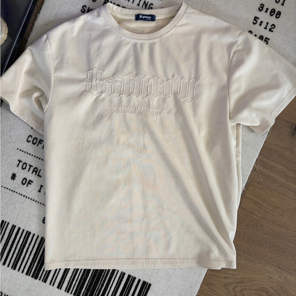 Cream Short Sleeve Tee